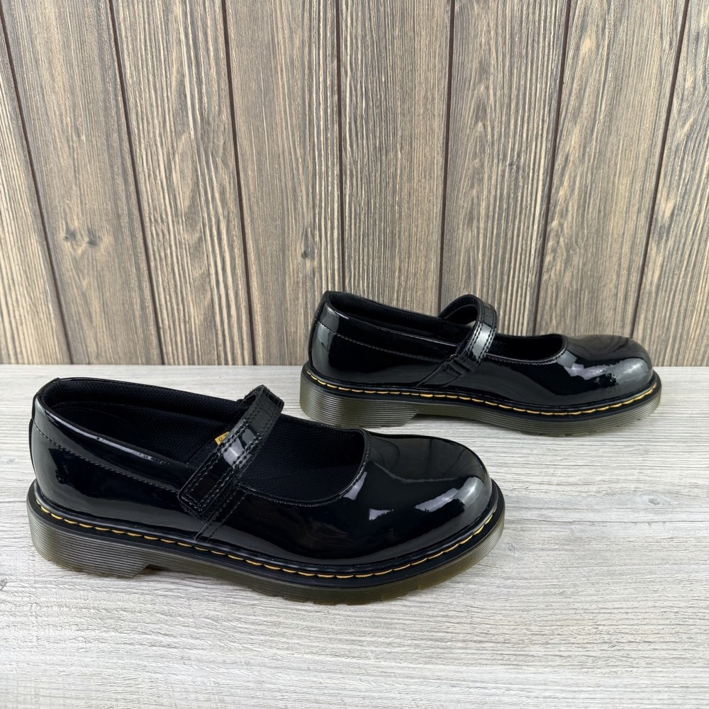 Dr. Martens Maccy Black Patent Leather Mary Jane Shoes Women's size 7
